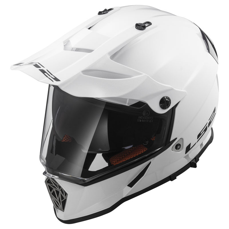 Мотошлем LS2 MX436 Pioneer Evo Gloss White