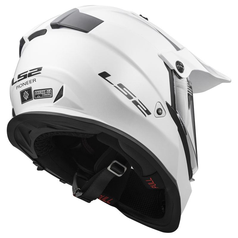 Мотошлем LS2 MX436 Pioneer Evo Gloss White