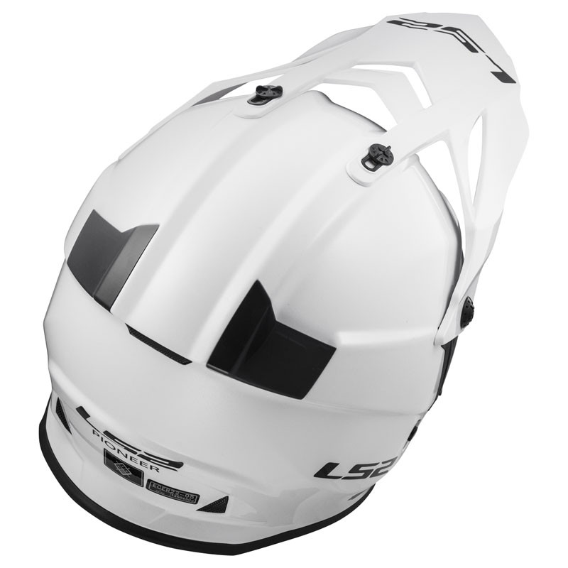 Мотошлем LS2 MX436 Pioneer Evo Gloss White