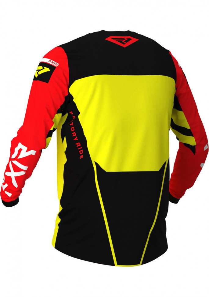 Детская мотоджерси FXR Yth Pro-Stretch MX 21 Yellow/Black/Red