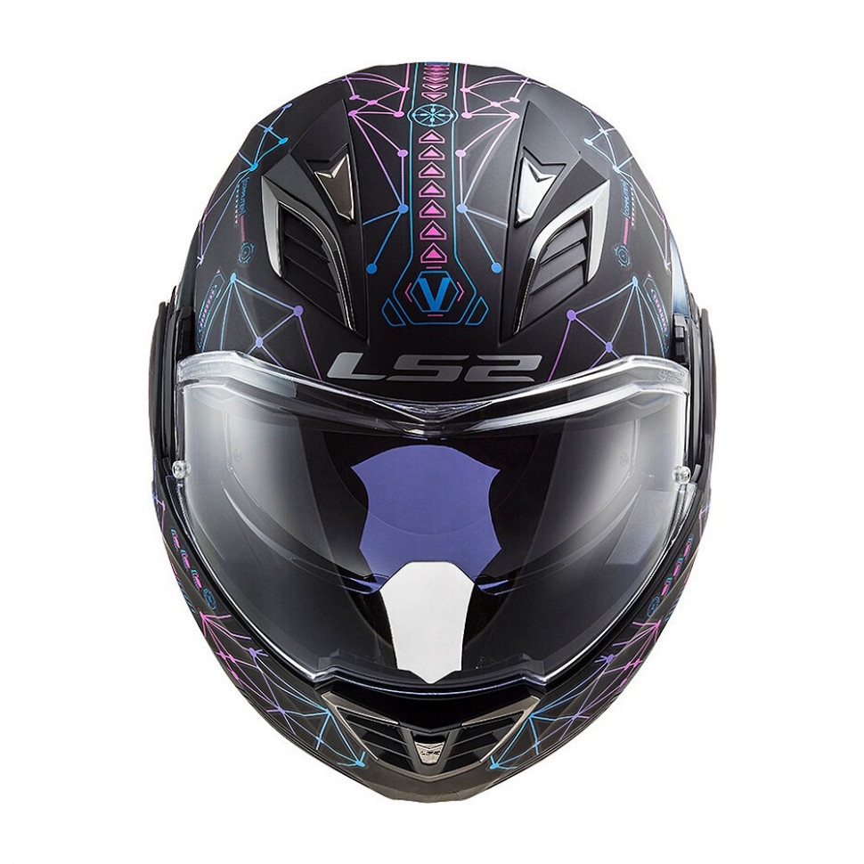 Мотошлем LS2 FF900 Valiant II Stellar Matt Black/Blue