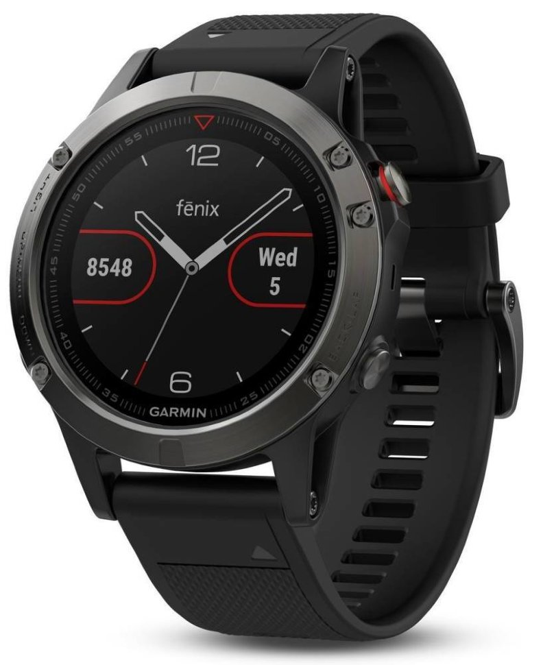 Спортивные часы Garmin Fenix 5 Sapphire Black with Black Band Performer Bundle (010-01688-32)