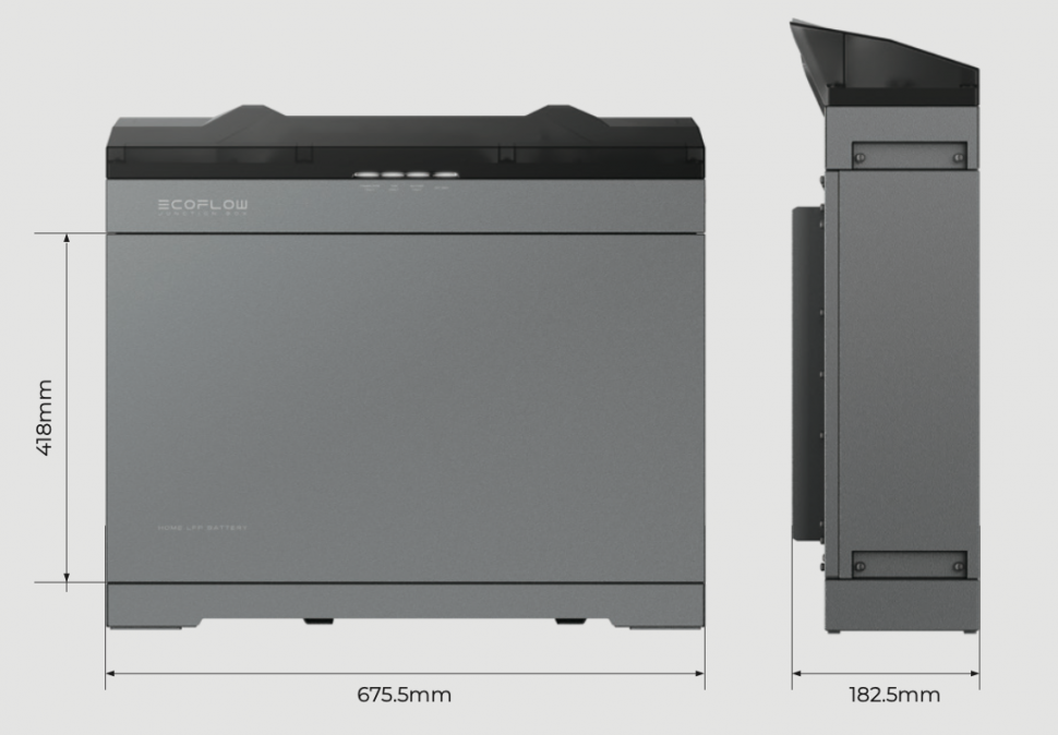 Блок подключения батарей к инвертору EcoFLow Power Ocean + батарея 5 kWh (anction BOX - Base&Junction Box-P3-10kW-DE/PowerOcean-Battery-5kWh-DE)