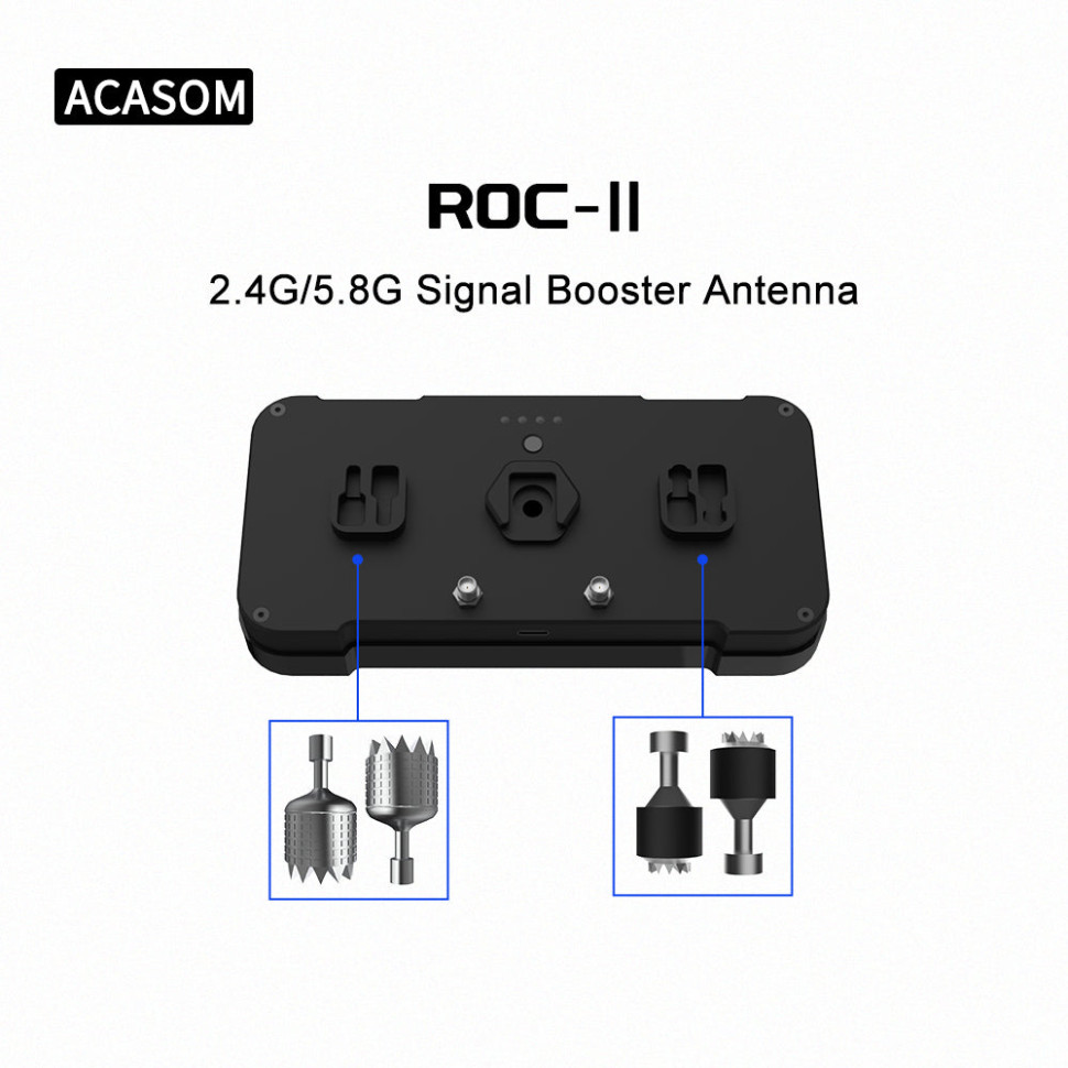 Усилитель сигнала ACASOM ROC-2 2,4G / 5,8G 5W для квадрокоптеров DJI