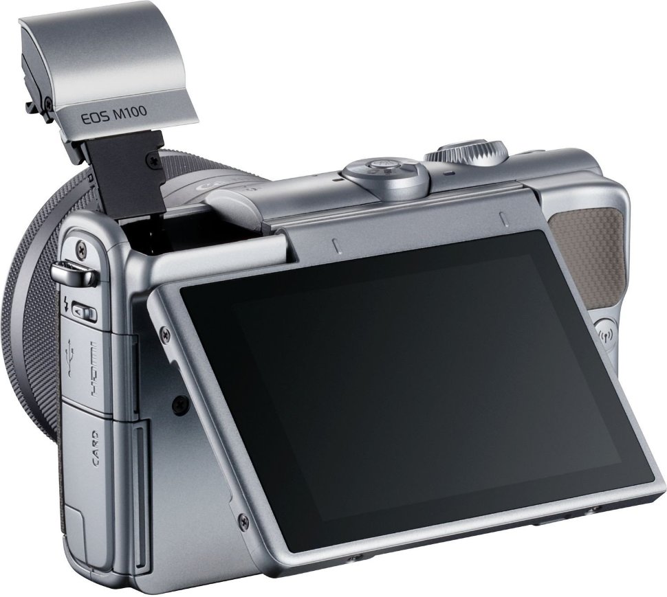 Камера Canon EOS M100 Kit 15-45mm IS STM Grey (2211C044)