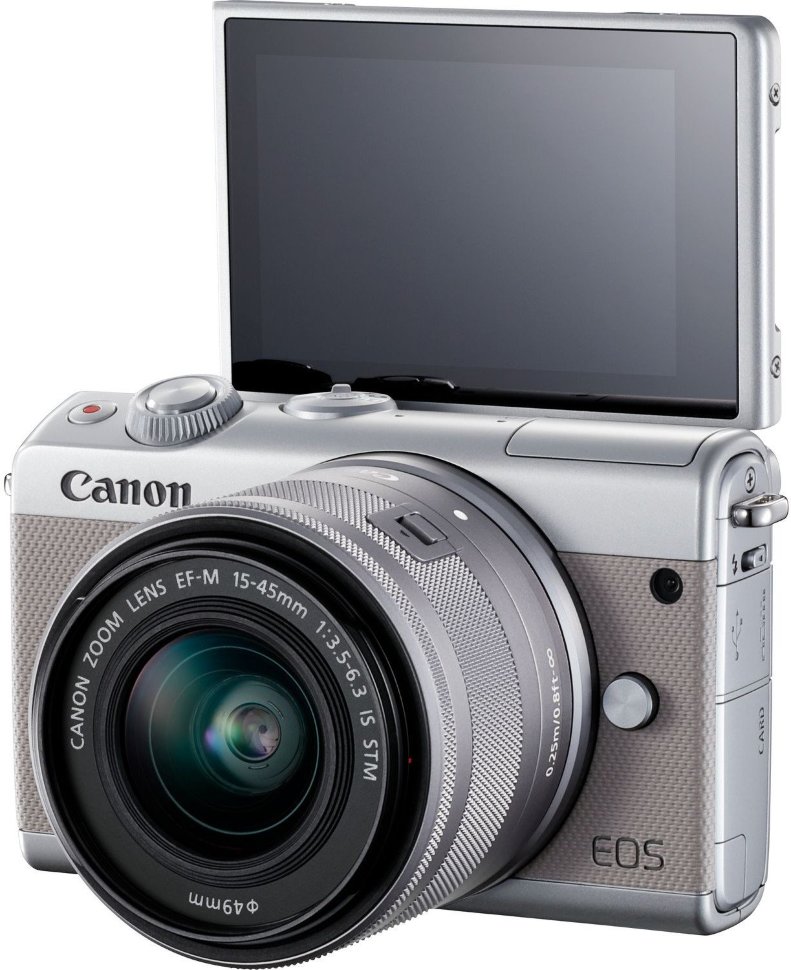 Камера Canon EOS M100 Kit 15-45mm IS STM Grey (2211C044)