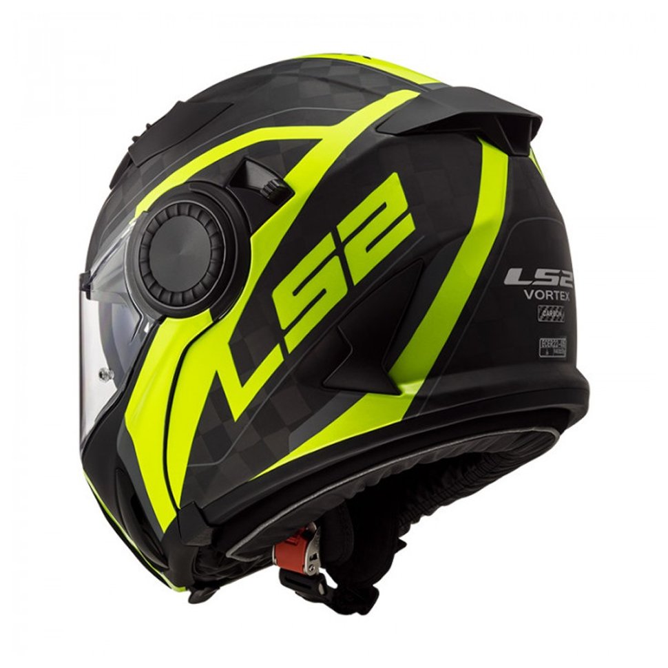 Мотошлем LS2 FF313 Vortex Frame Carbon Yellow