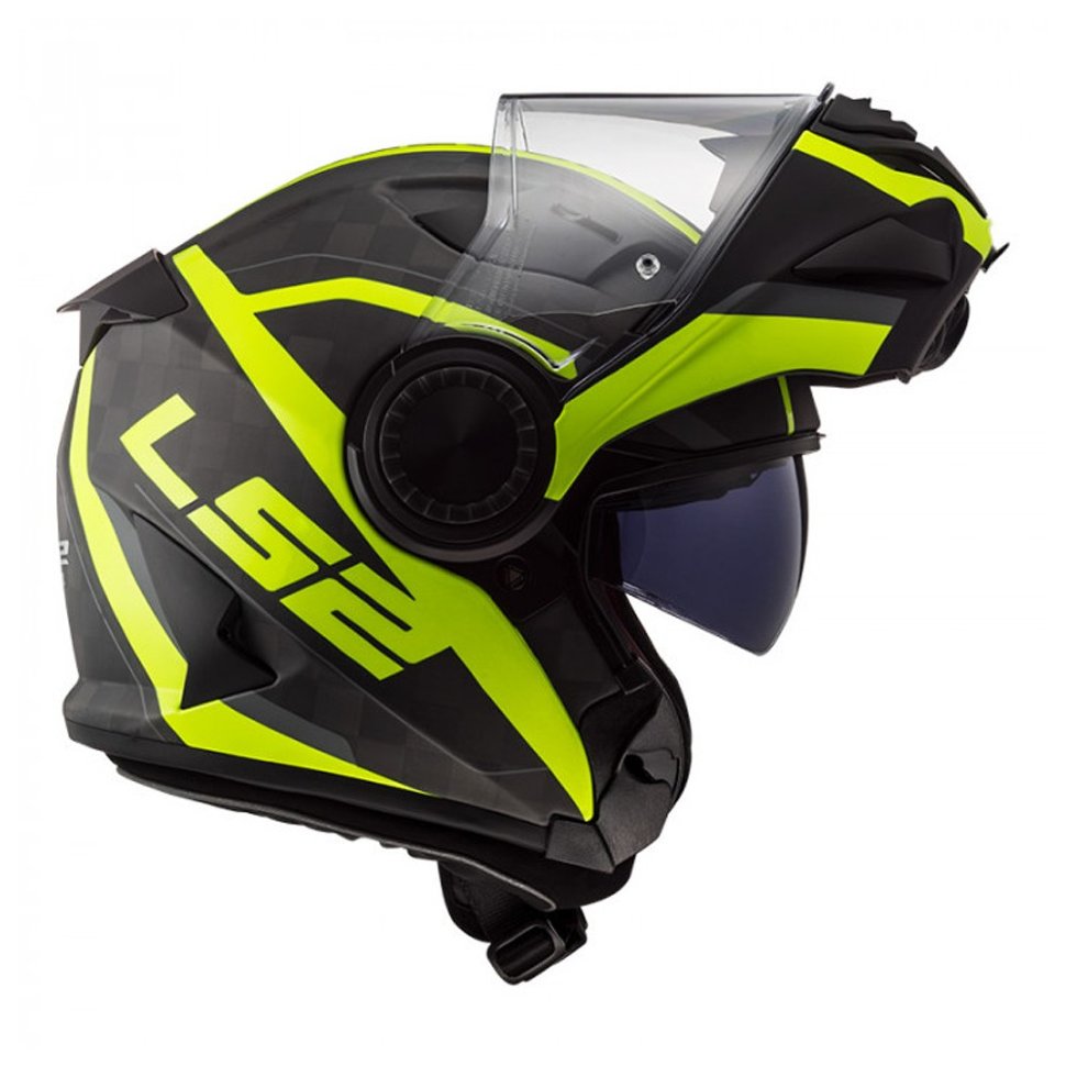 Мотошлем LS2 FF313 Vortex Frame Carbon Yellow