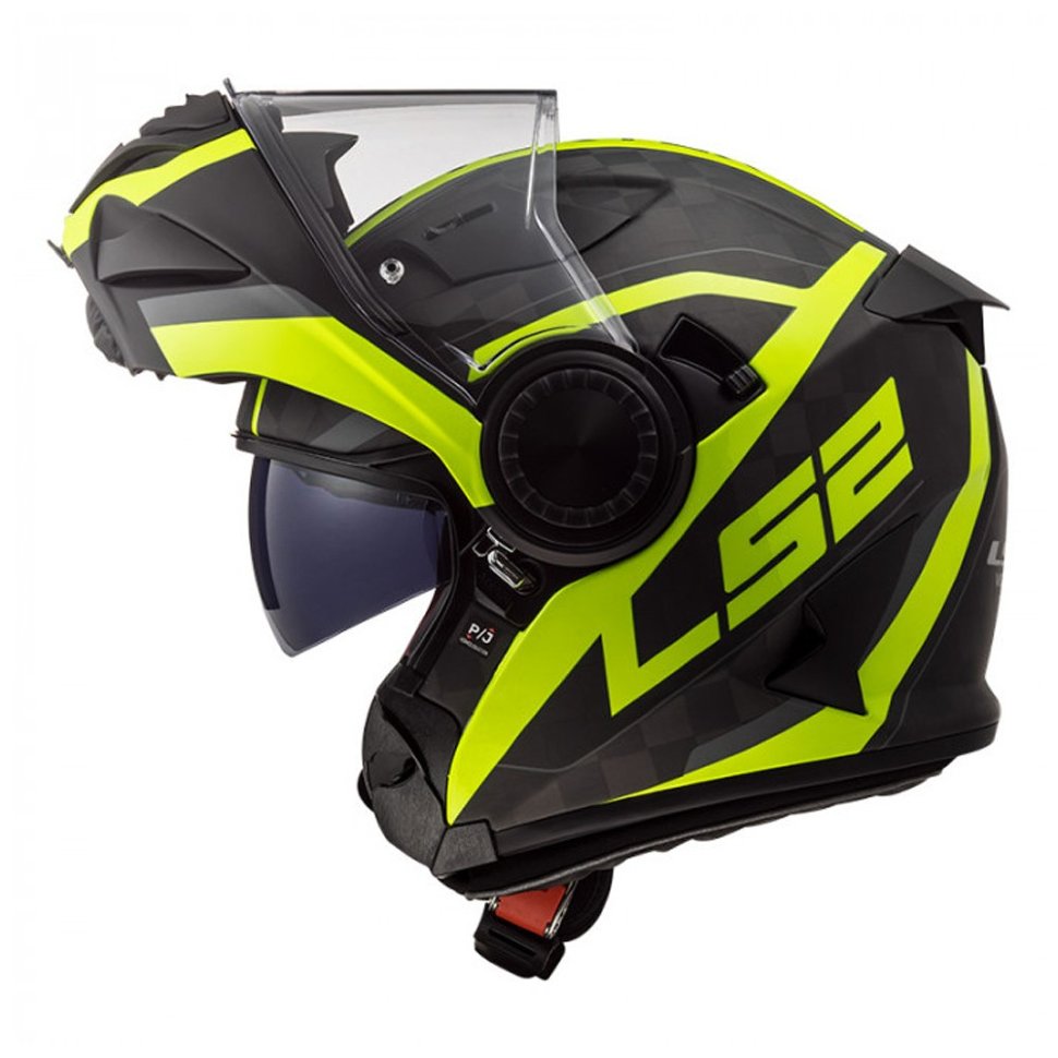 Мотошлем LS2 FF313 Vortex Frame Carbon Yellow