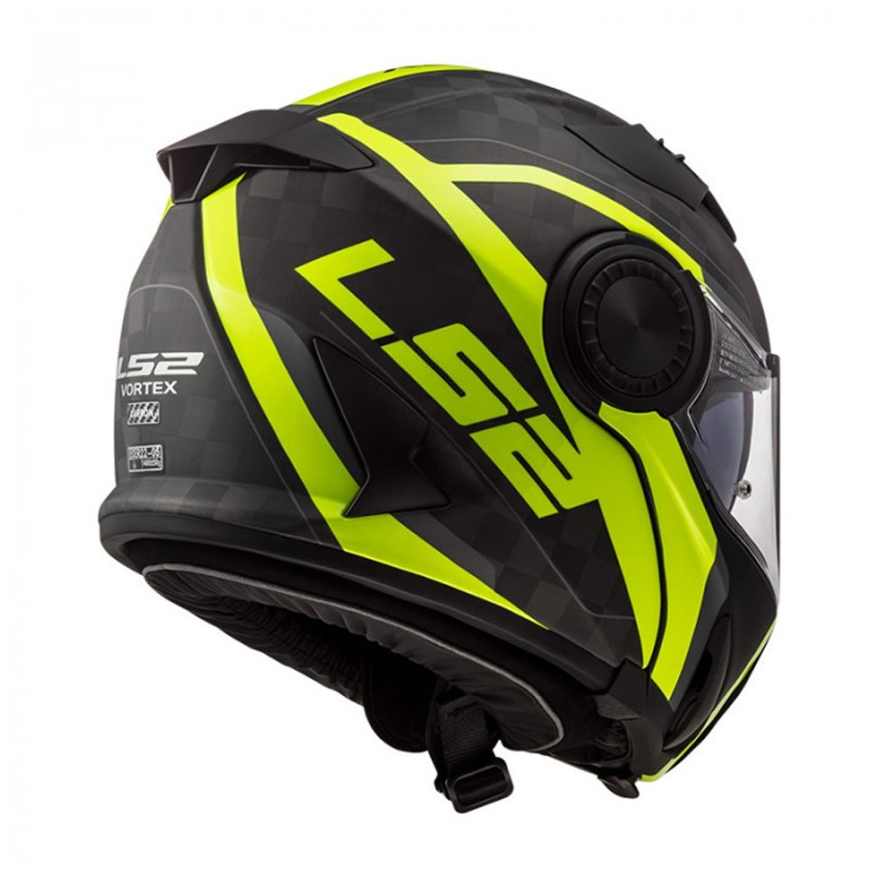 Мотошлем LS2 FF313 Vortex Frame Carbon Yellow