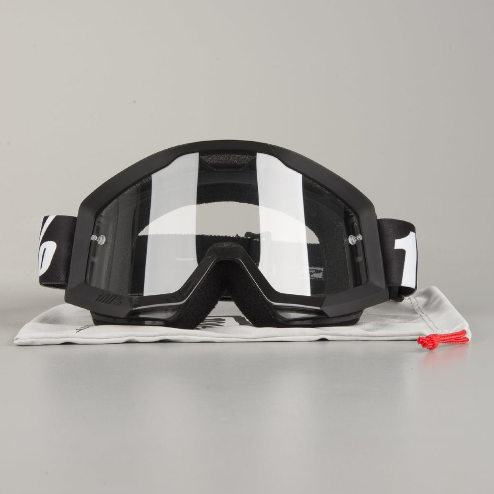 Мото очки 100% Strata Outlaw Clear Lens (50400-233-02)