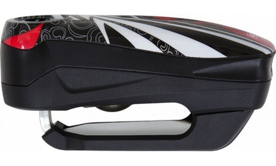 Мотозамок с сигнализацией ABUS 7000 Detecto RS1 Flame Black (41426)