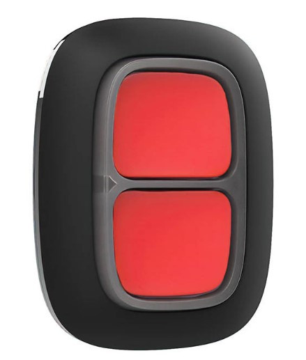 Кнопка тревожная радиоканальная Ajax DoubleButton Black