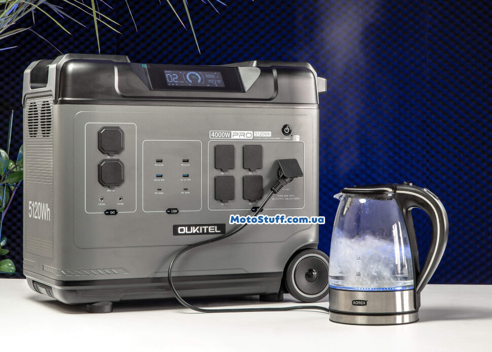 Зарядна станція Oukitel P5000 Pro (5120 Вт·г / 4000 Вт) (P5000E PRO)