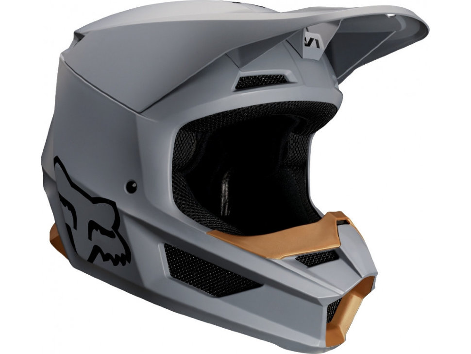 Мотошлем Fox V1 Matte Helmet Stone