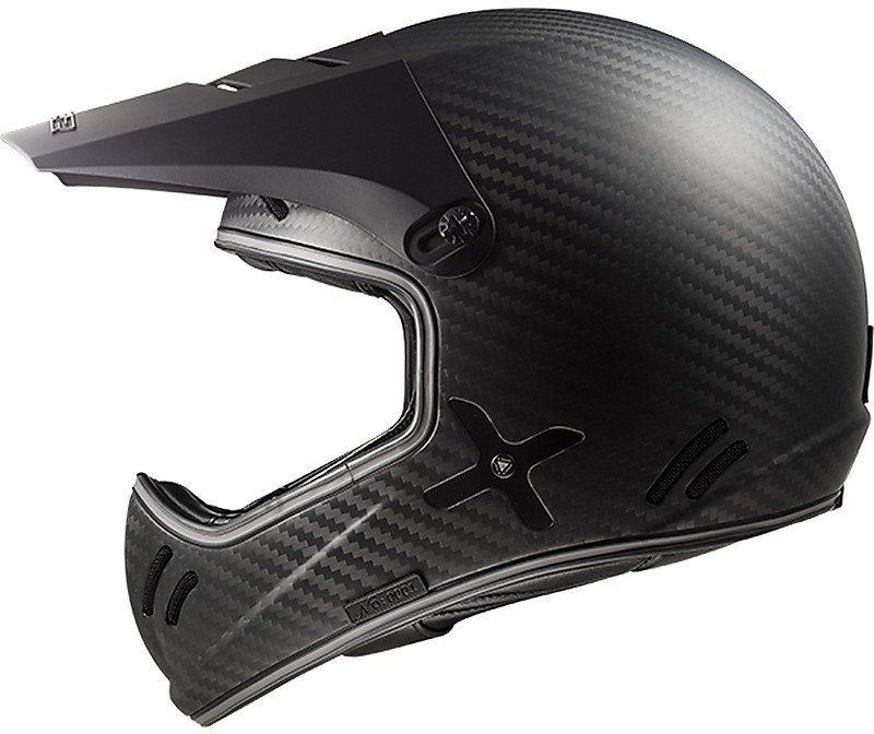 Мотошлем LS2 MX471 Xtra Single Mono Matt Carbon