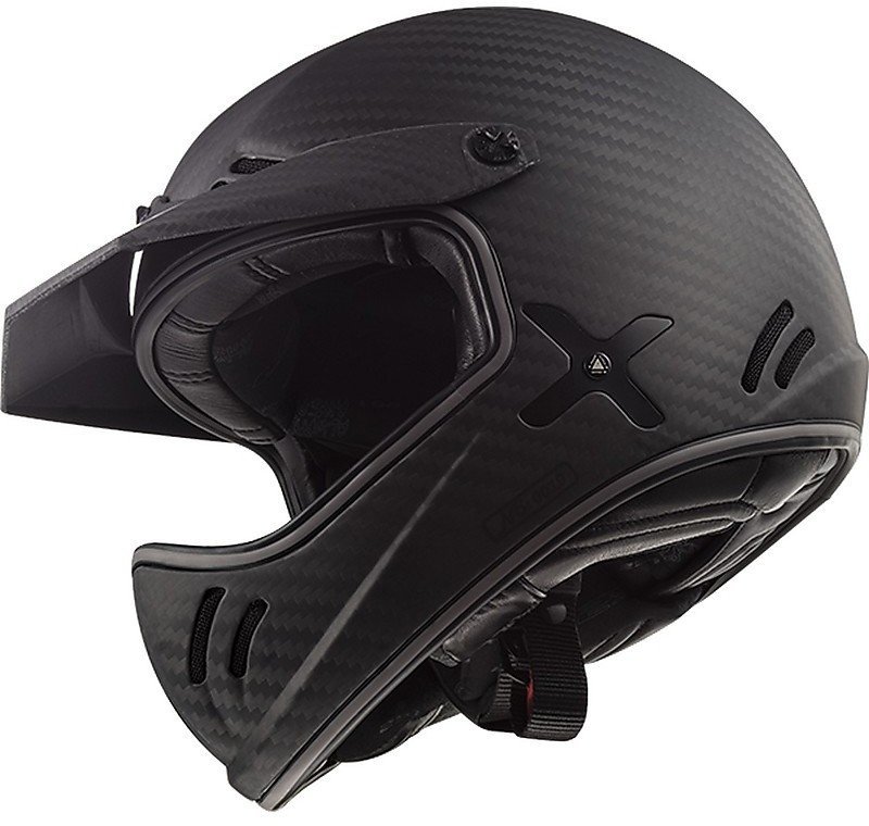 Мотошлем LS2 MX471 Xtra Single Mono Matt Carbon