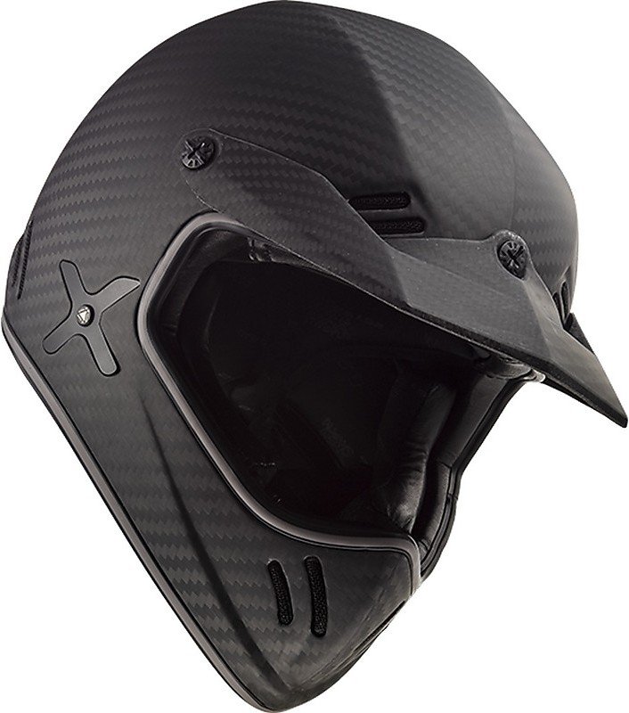 Мотошлем LS2 MX471 Xtra Single Mono Matt Carbon