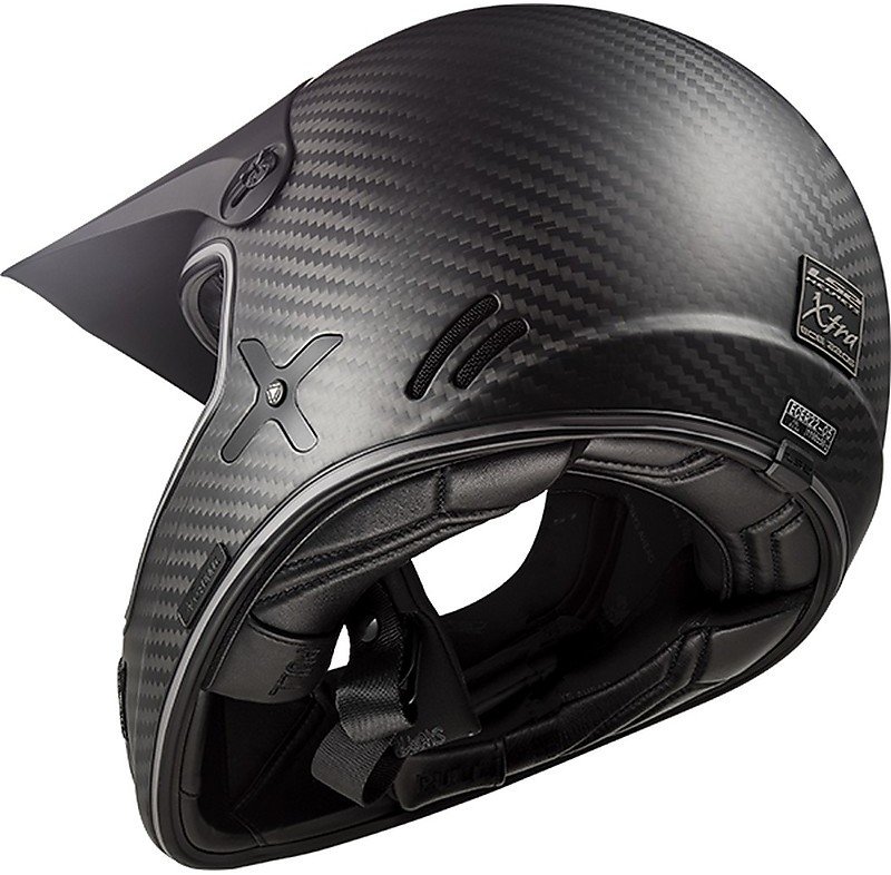 Мотошлем LS2 MX471 Xtra Single Mono Matt Carbon