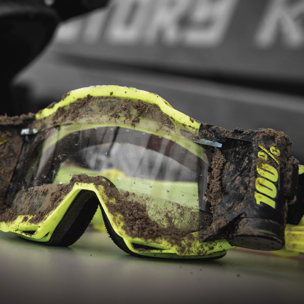 Мото окуляри 100% Accuri Forecast Roll-Off Fluo Yellow Clear Lens (50220-004-02)