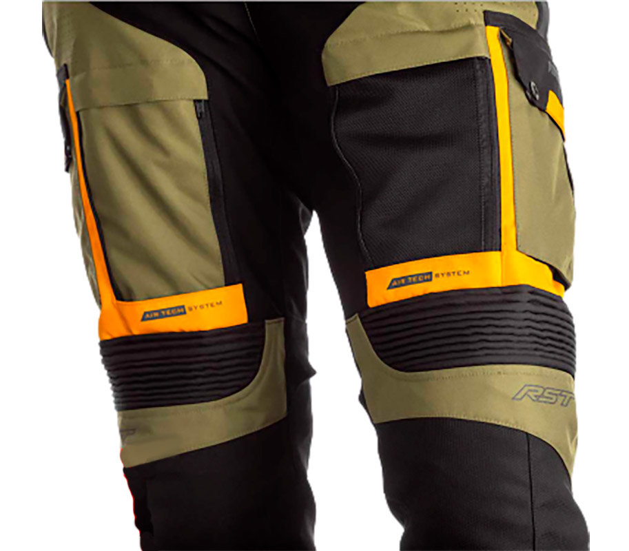 Мотоштаны RST Pro Series Adventure-X CE Mens Textile Jean Green/Ochre