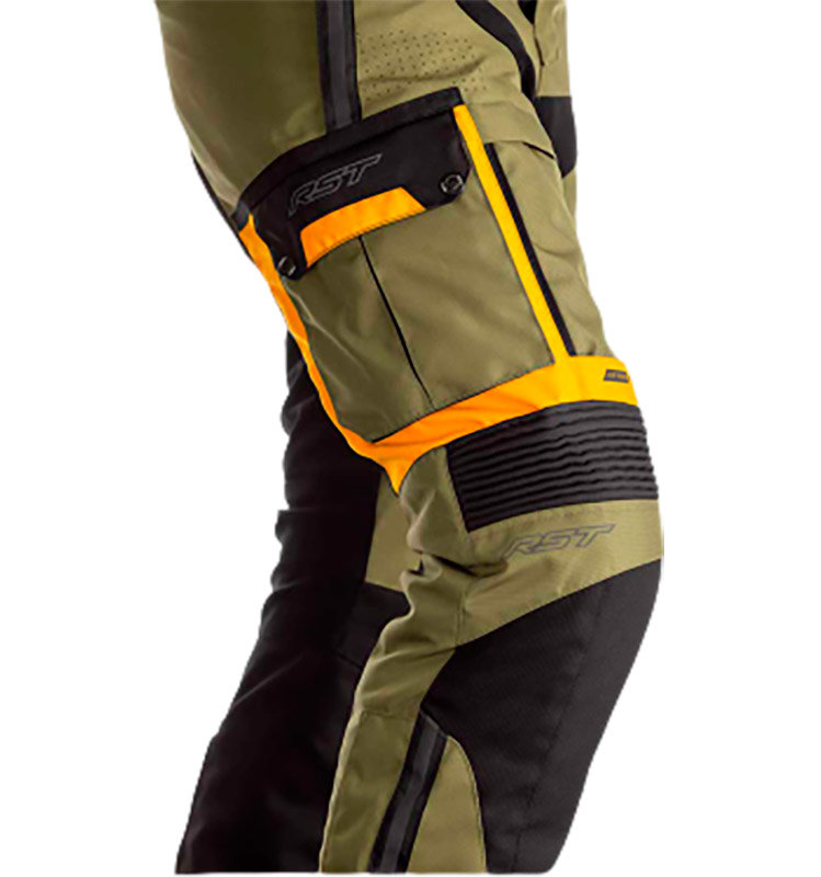 Мотоштаны RST Pro Series Adventure-X CE Mens Textile Jean Green/Ochre