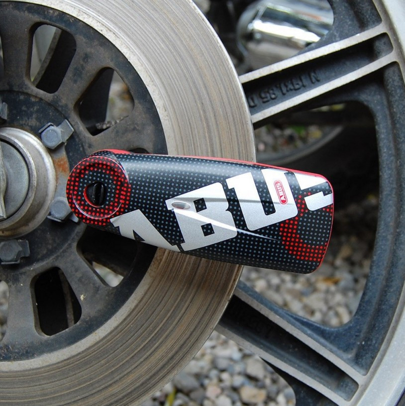 Мотозамок с сигнализацией ABUS 7000 Detecto RS1 Sonic Red (41402)