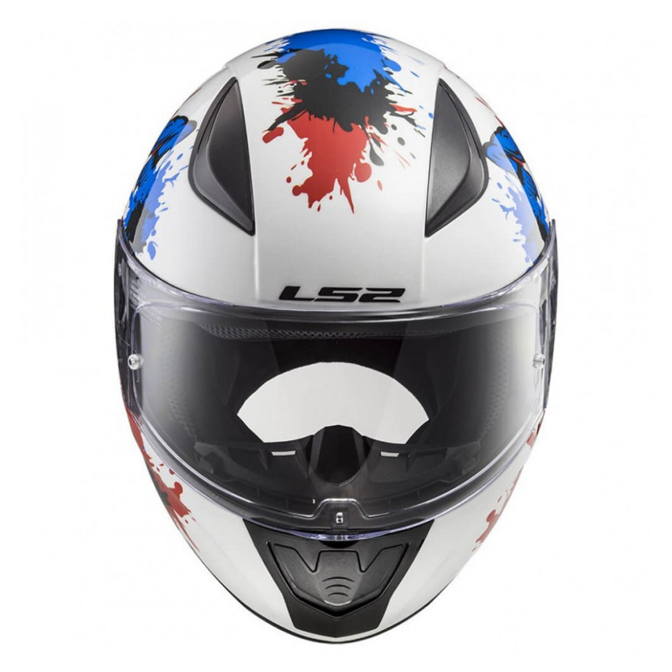 Детский мотошлем LS2 FF353 Rapid Mini Monster White/Blue