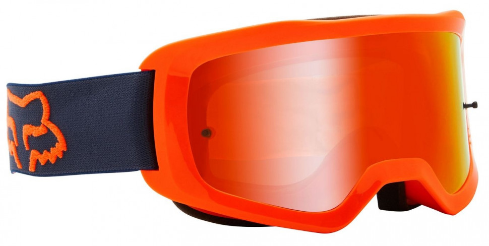 Мото очки FOX Main II Stray Spark Goggle Flo Orange Mirror Lens (26536-824-OS)