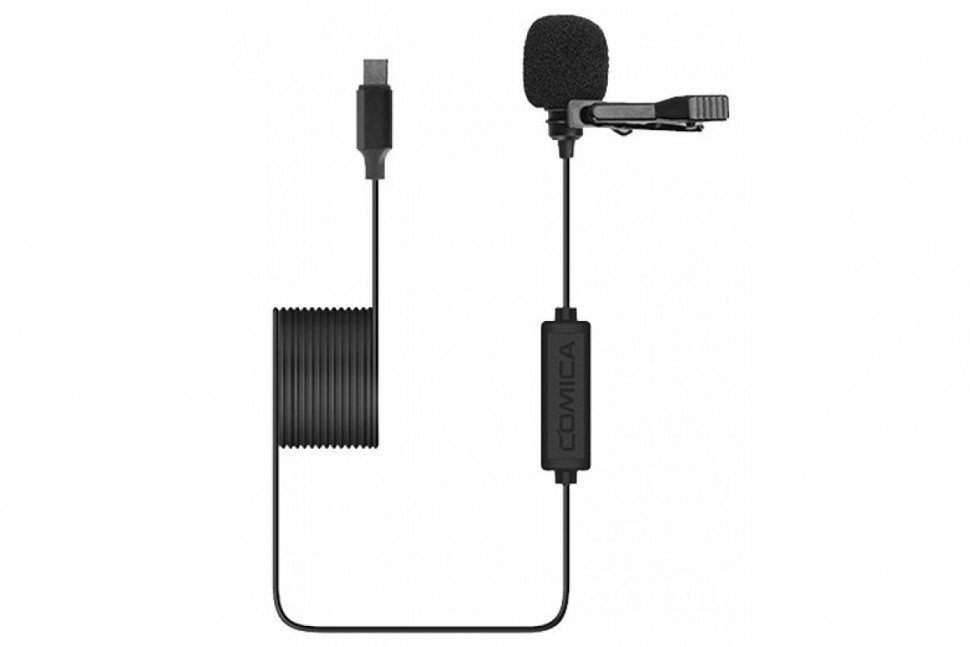 Петличний мікрофон Comica CVM-V01SP (MI) 4.5m for IOS with Lightning