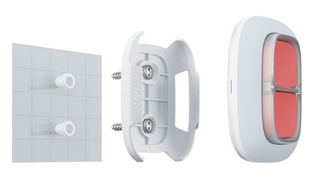 Кнопка тревожная радиоканальная Ajax DoubleButton White