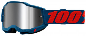 Мото очки 100% Accuri 2 Goggle Odeon Mirror Flash Silver Lens (50221-261-03)
