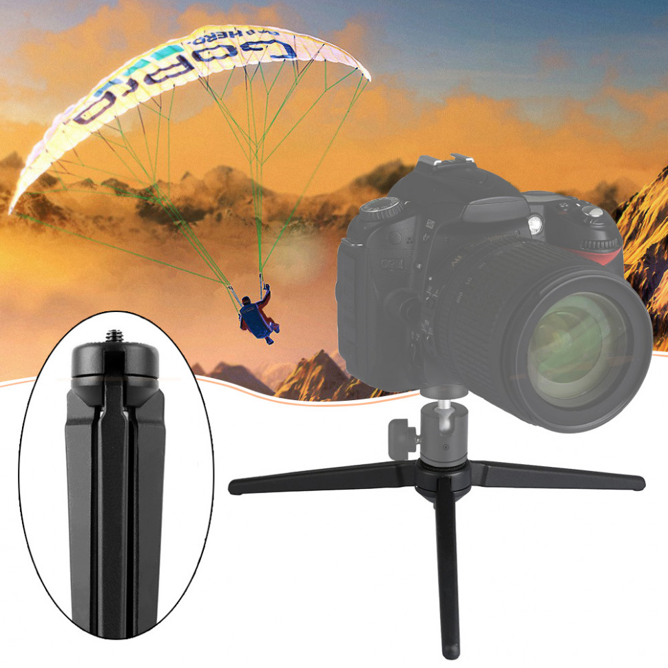 Складаний трипод, рукоятка, штатив, MSCAM з різьбленням 1/4"