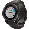 Спортивні годинник Garmin Fenix 5X Plus Sapphire Carbon Gray DLC Titanium with DLC Titanium Band (010-01989-05)