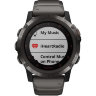 Спортивные часы Garmin Fenix 5X Plus Sapphire Carbon Gray DLC Titanium with DLC Titanium Band (010-01989-05)