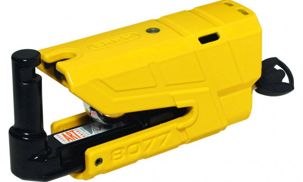 Мотозамок с сигнализацией ABUS 8077 Granit Detecto X-Plus Yellow (190025)