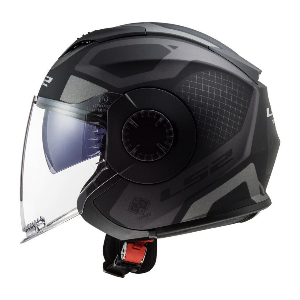 Мотошлем LS2 OF570 Verso Marker Matt Black Titanium