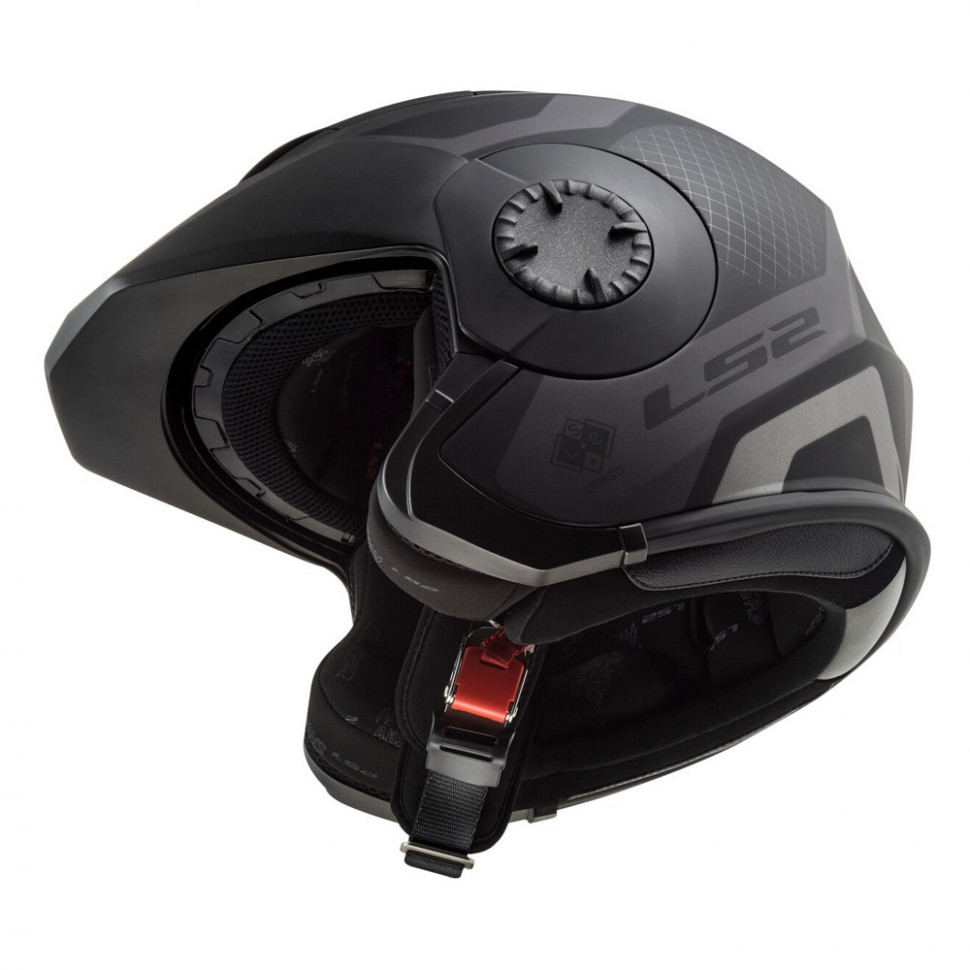 Мотошлем LS2 OF570 Verso Marker Matt Black Titanium