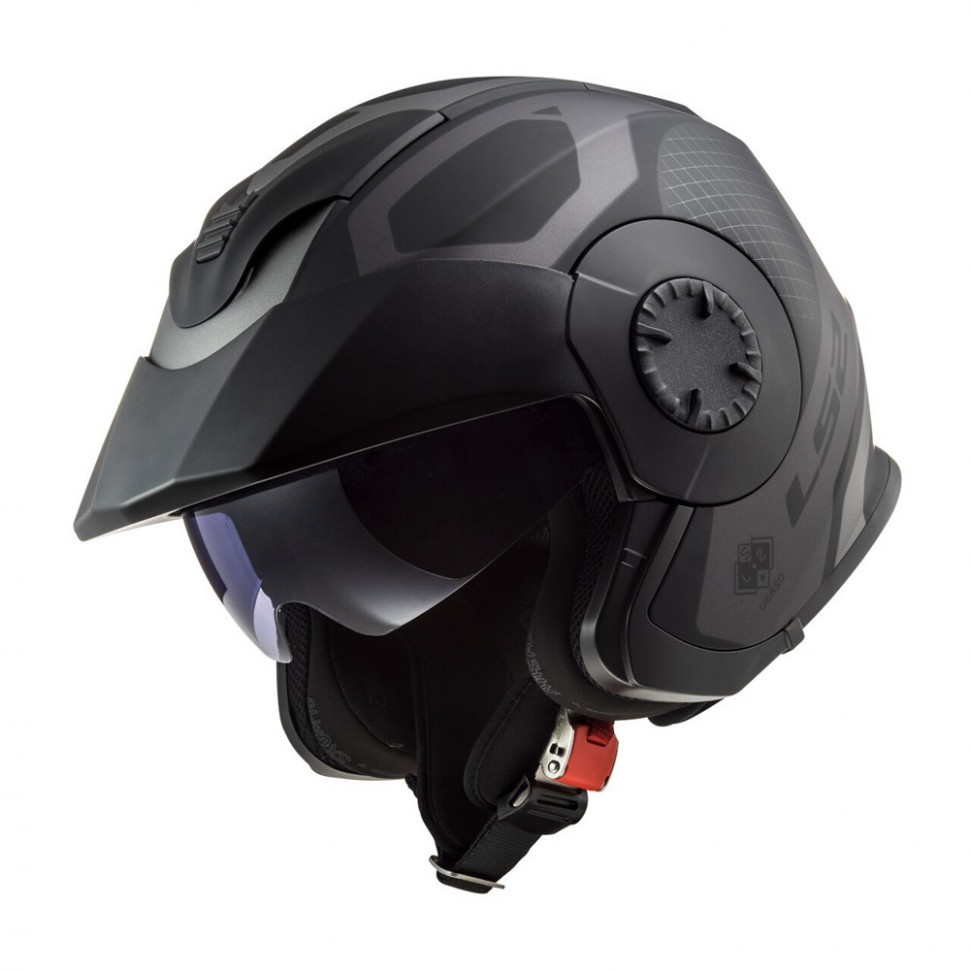 Мотошлем LS2 OF570 Verso Marker Matt Black Titanium
