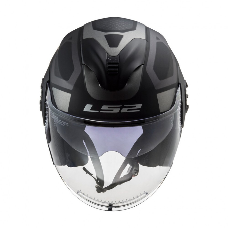 Мотошлем LS2 OF570 Verso Marker Matt Black Titanium