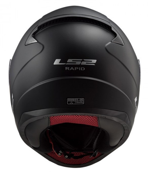 Детский мотошлем LS2 FF353 Rapid Mini Single Mono Matt Black