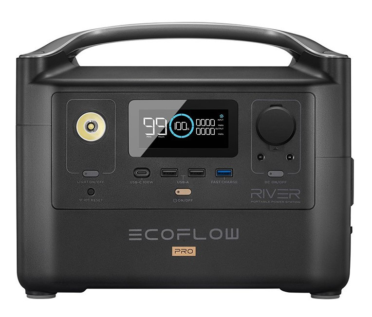 Зарядная станция EcoFlow RIVER Pro (EFRIVER600PRO-EU) (720 Вт·ч / 600 Вт)