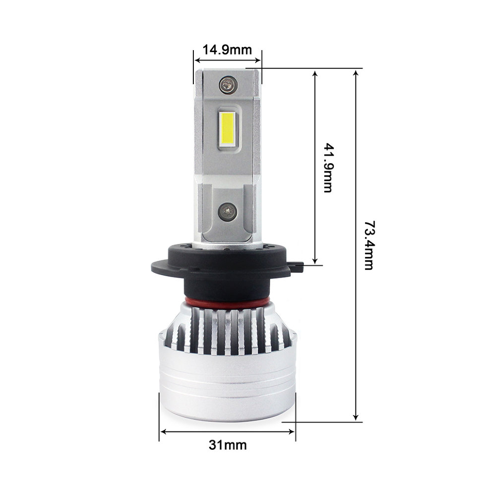 LED лампи комплект H7 X9 (G-XP, 10000LM, 45W)