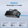 Повербанк EcoFlow RAPID Pro сріблястий, з кабелями (25000 мА·год, 170 Вт) (EF-RAPID25K100W-S-EU)