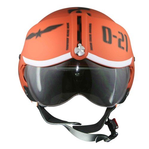 Мотошлем GPA Aircraft Military Orange