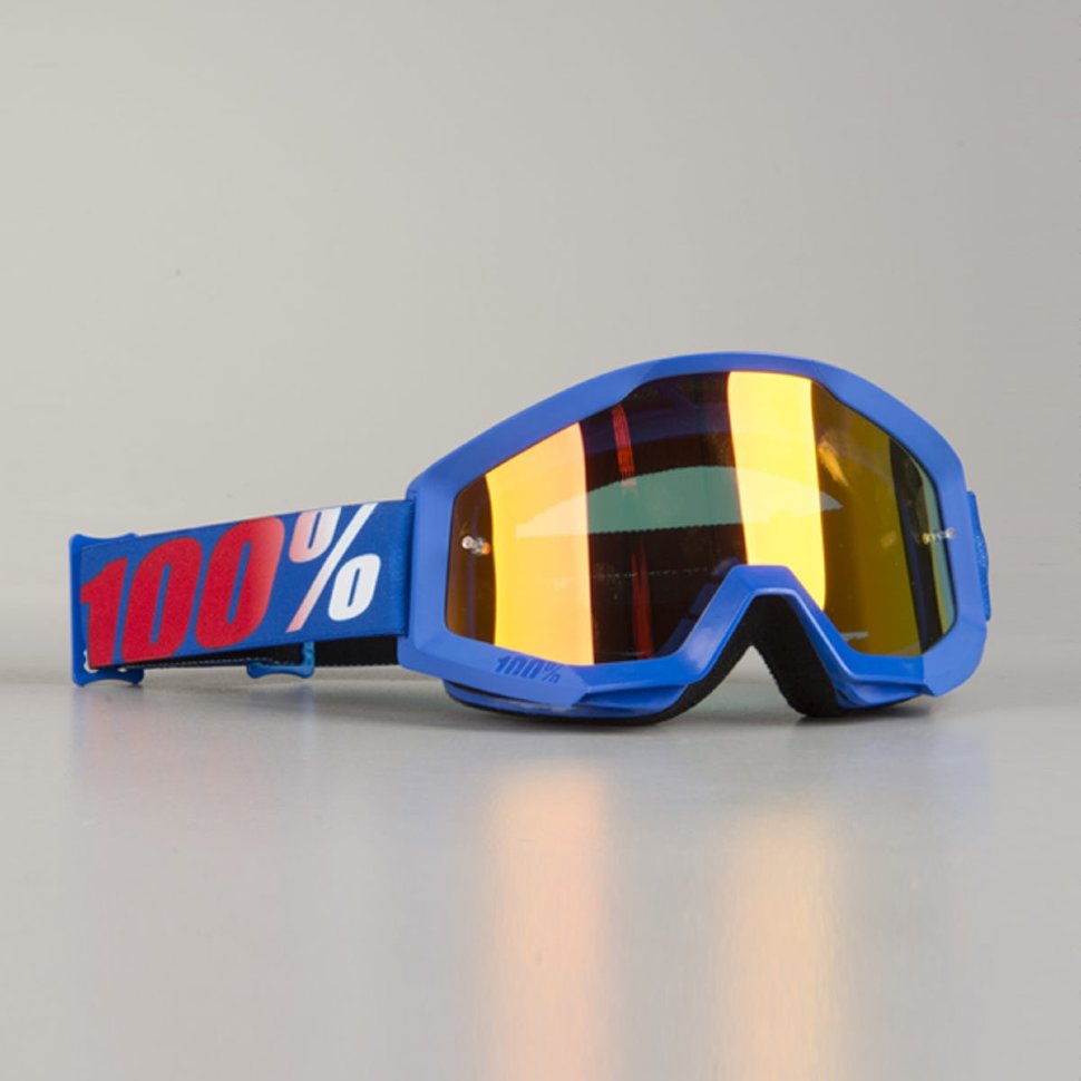 Мото очки 100% Strata Nation Mirror Lens Red (50410-236-02)