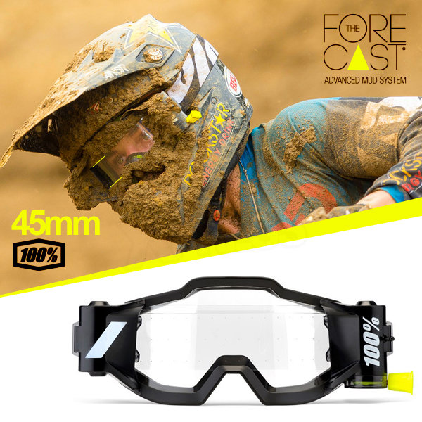 Мото окуляри 100% Accuri Forecast Roll-Off Tornado Clear Lens (50220-059-02)