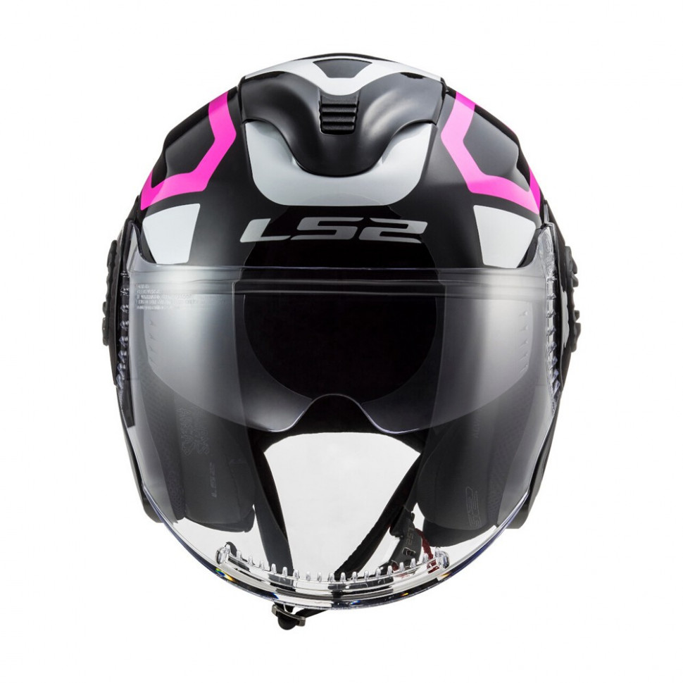 Мотошлем LS2 OF570 Verso Marker Matt Black Violet