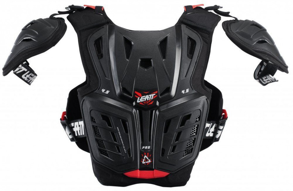 Детская мотозащита тела Leatt Chest Protector 4.5 Pro Junior Black/Red