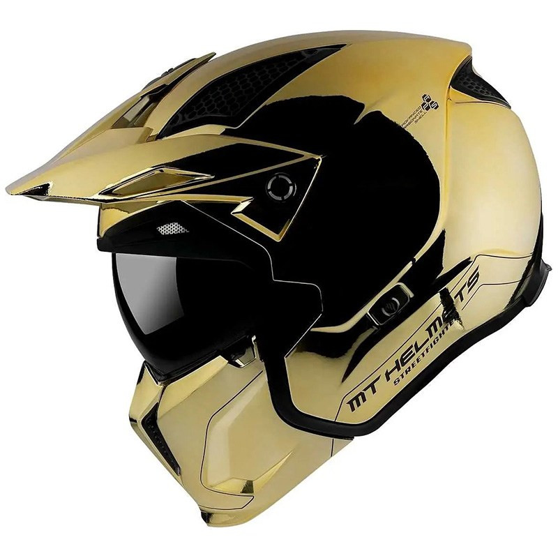 Мотошлем MT Helmets Streetfighter SV Chromed Gold